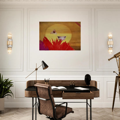 LITTLE SUN 1969 - Hannah Hoch Brushed Aluminum Print - 70x100 cm / 28x40 inches | Hannah Hoch Aluminum Print | Hannah Hoch Prints