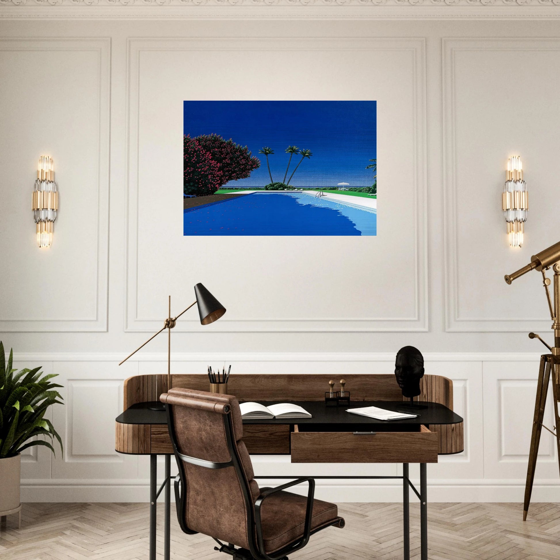 Time Goes By - Hiroshi Nagai Brushed Aluminum Print - 70x100 cm / 28x40 inches | Hiroshi Nagai Aluminum Print | Hiroshi Nagai Prints