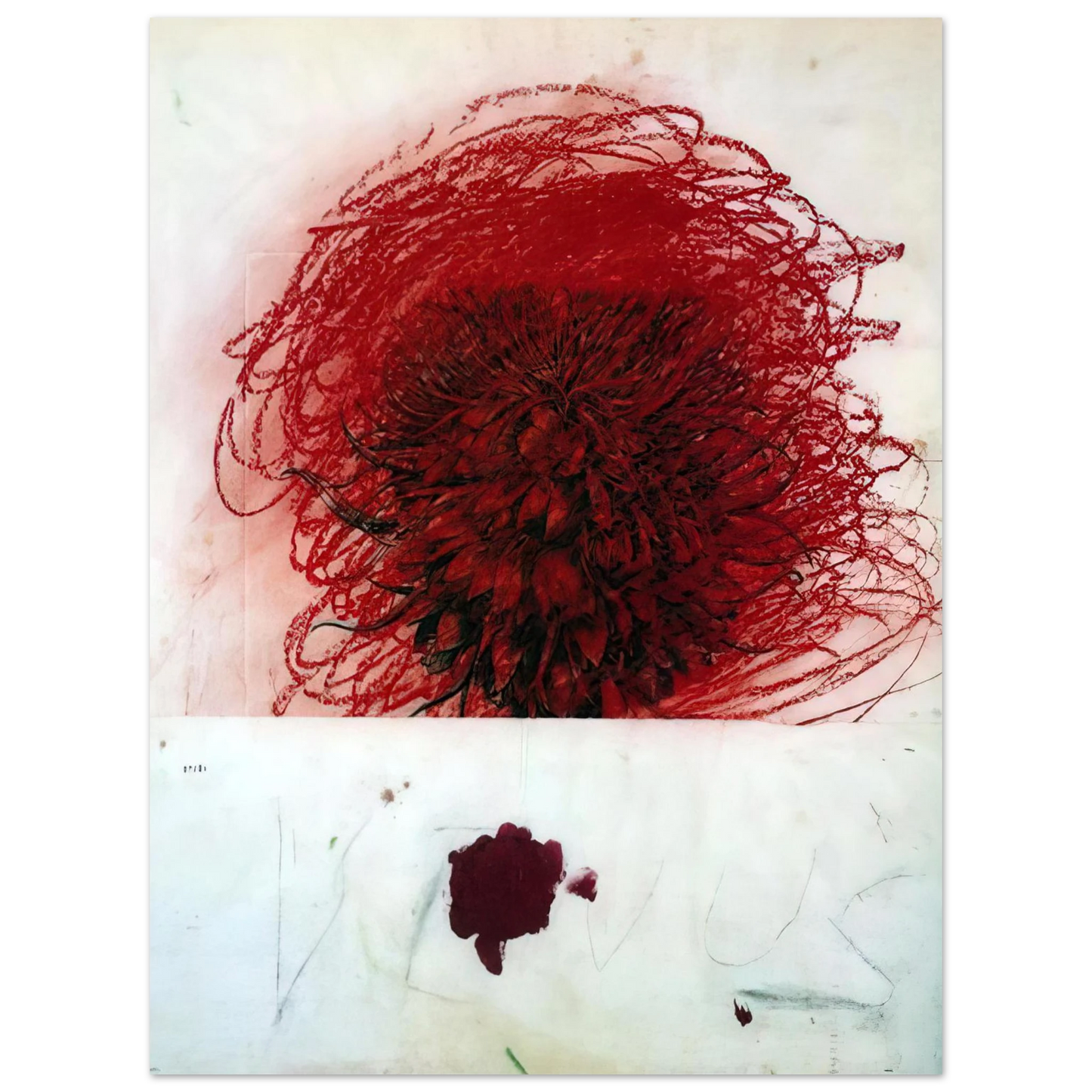 Cy Twombly - Pan II  75x100 cm / 30x40inches Fine Art Poster