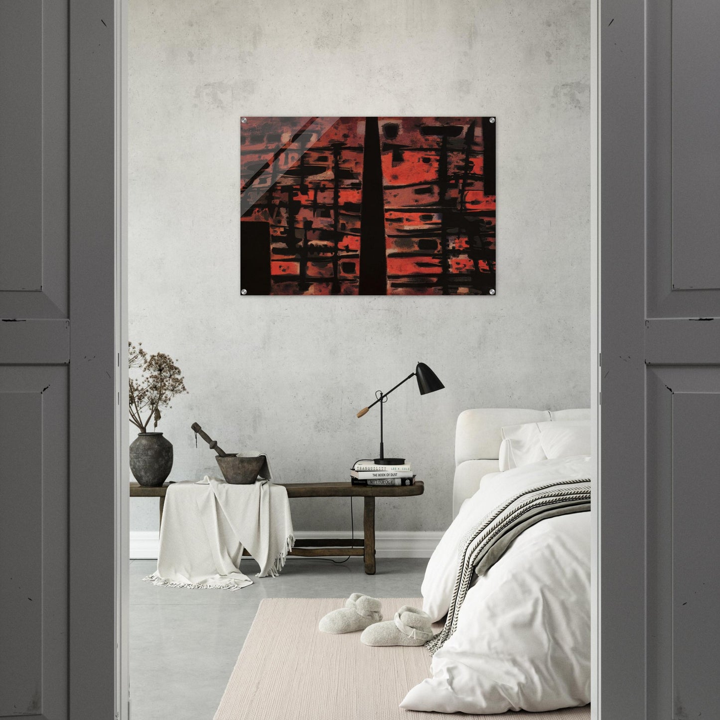 La Sixième Heure - 1958 - Alfred Manessier Acrylic Print - 70x100 cm / 28x40″ inches