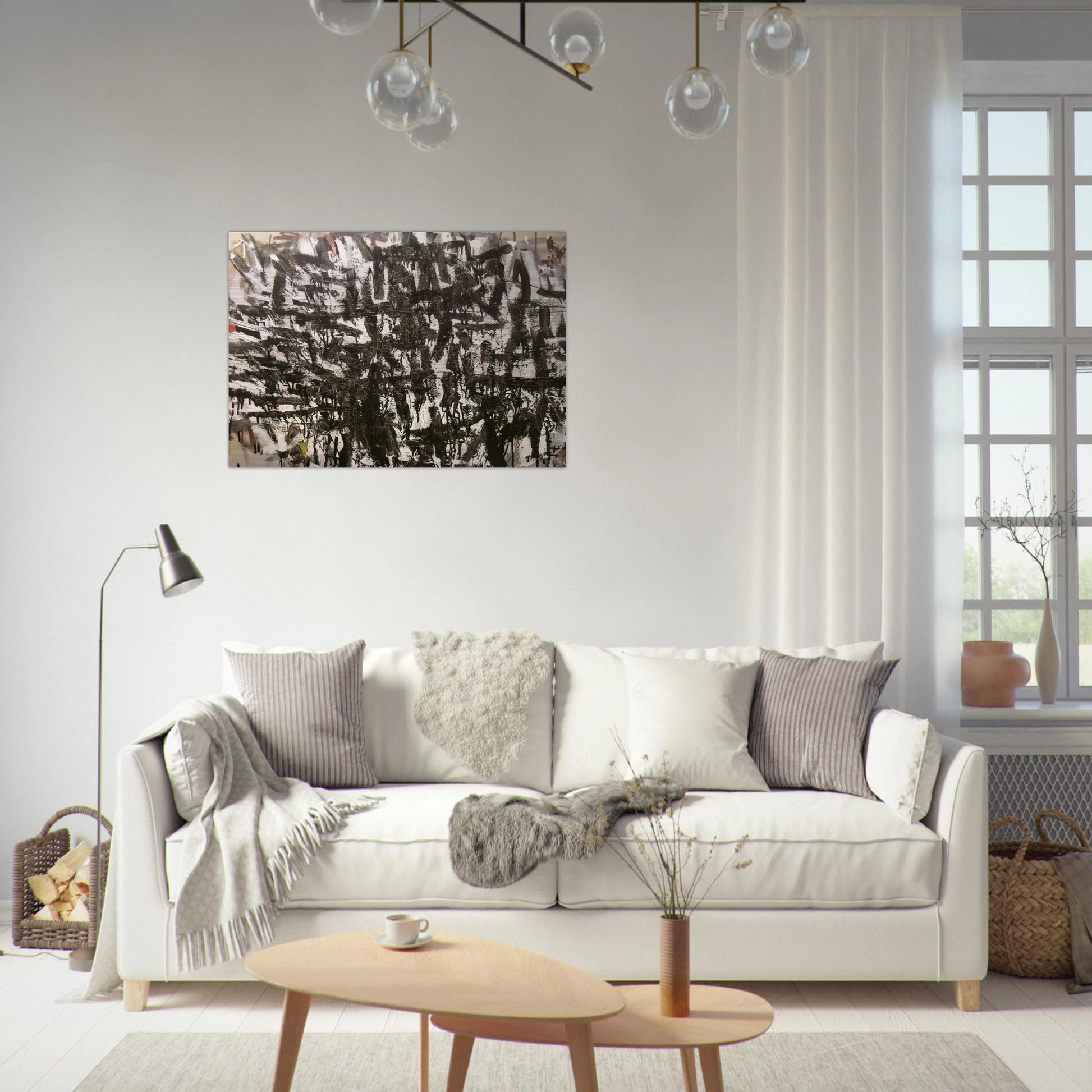 Listen - 2005 - Robert Goodnough Brushed Aluminum Print - 70x100 cm / 28x40 inches | Robert Goodnough Aluminum Print | Robert Goodnough Prints