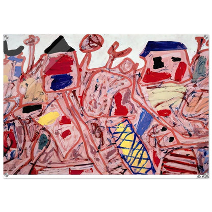SUCCESSFUL CAMPAIGN - Jean Dubuffet Acrylic Print - 70x100 cm / 28x40″ inches