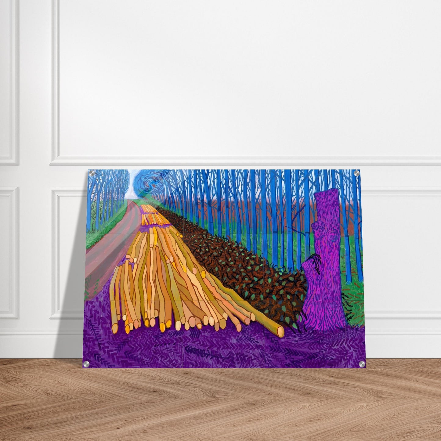 David Hockney - David Hockney Acrylic Print - 70x100 cm / 28x40″ inches | David Hockney Wall Art | David Hockney Prints