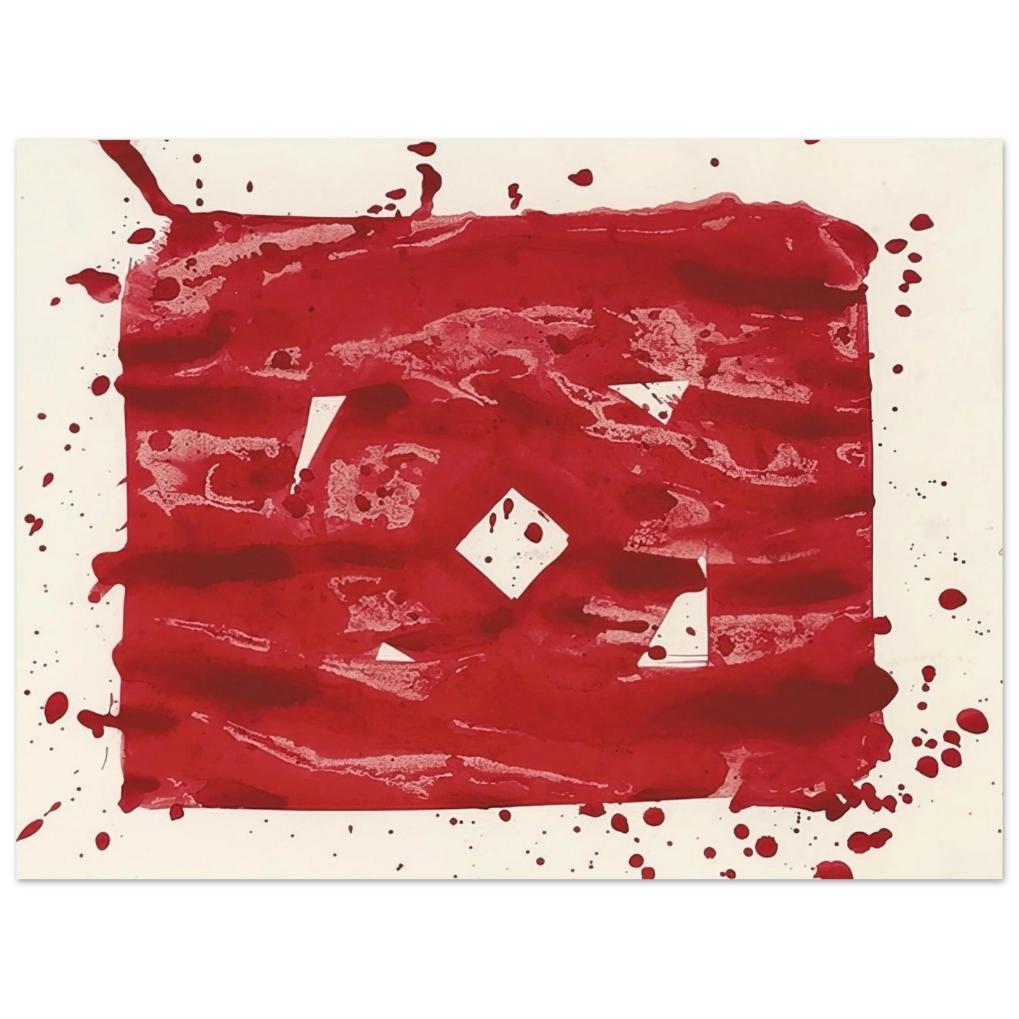 Sam Francis - Untitled - SF78-235  75x100 cm / 30x40inches Fine Art Poster