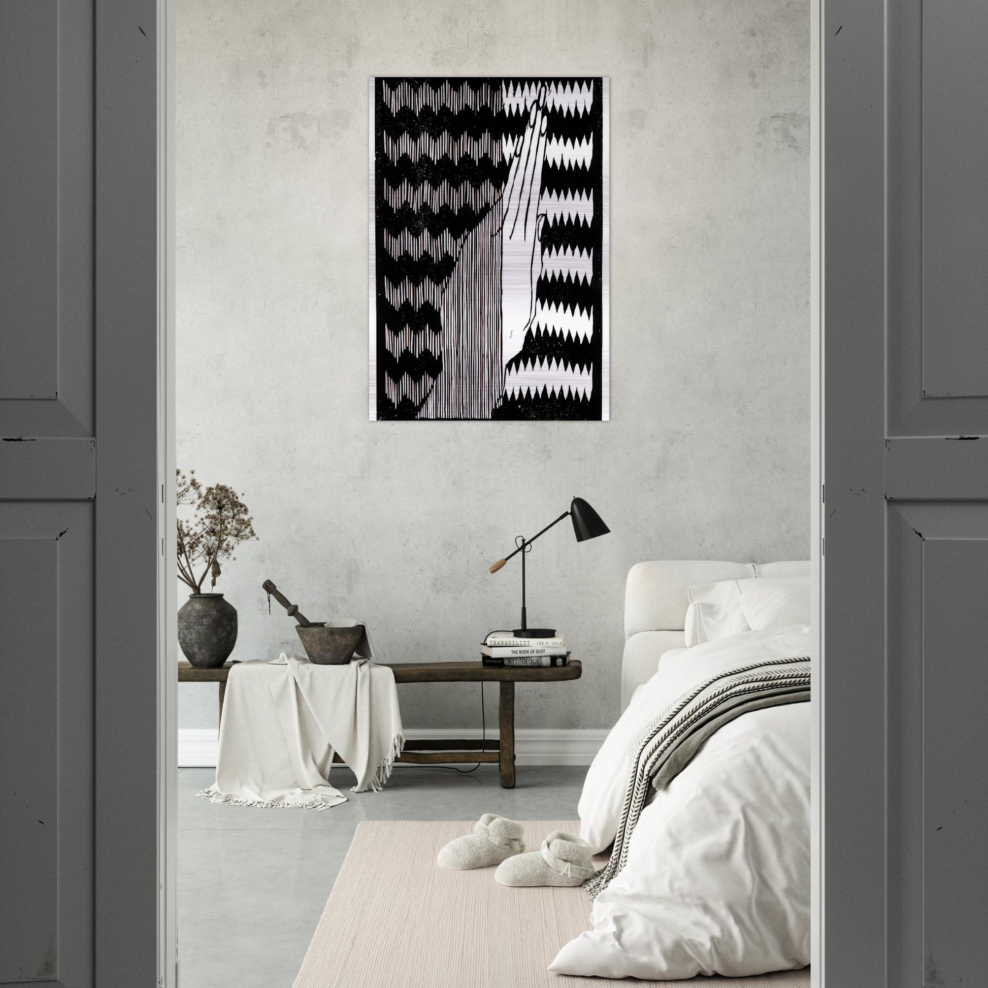 ESCHER (6) - MC Escher Brushed Aluminum Print - 70x100 cm / 28x40 inches | MC Escher Aluminum Print | MC Escher Prints