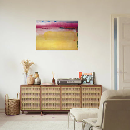 Black-Eyed Susan - 1988 - Helen Frankenthaler Brushed Aluminum Print - 70x100 cm / 28x40 inches | Helen Frankenthaler Aluminum Print | Helen Frankenthaler Prints