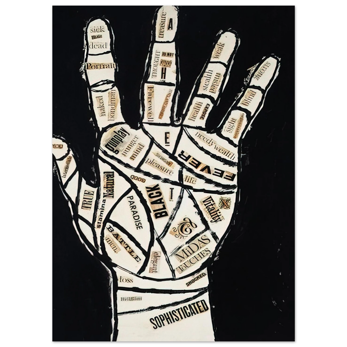 Andy Warhol - Hand Fine Art Poster