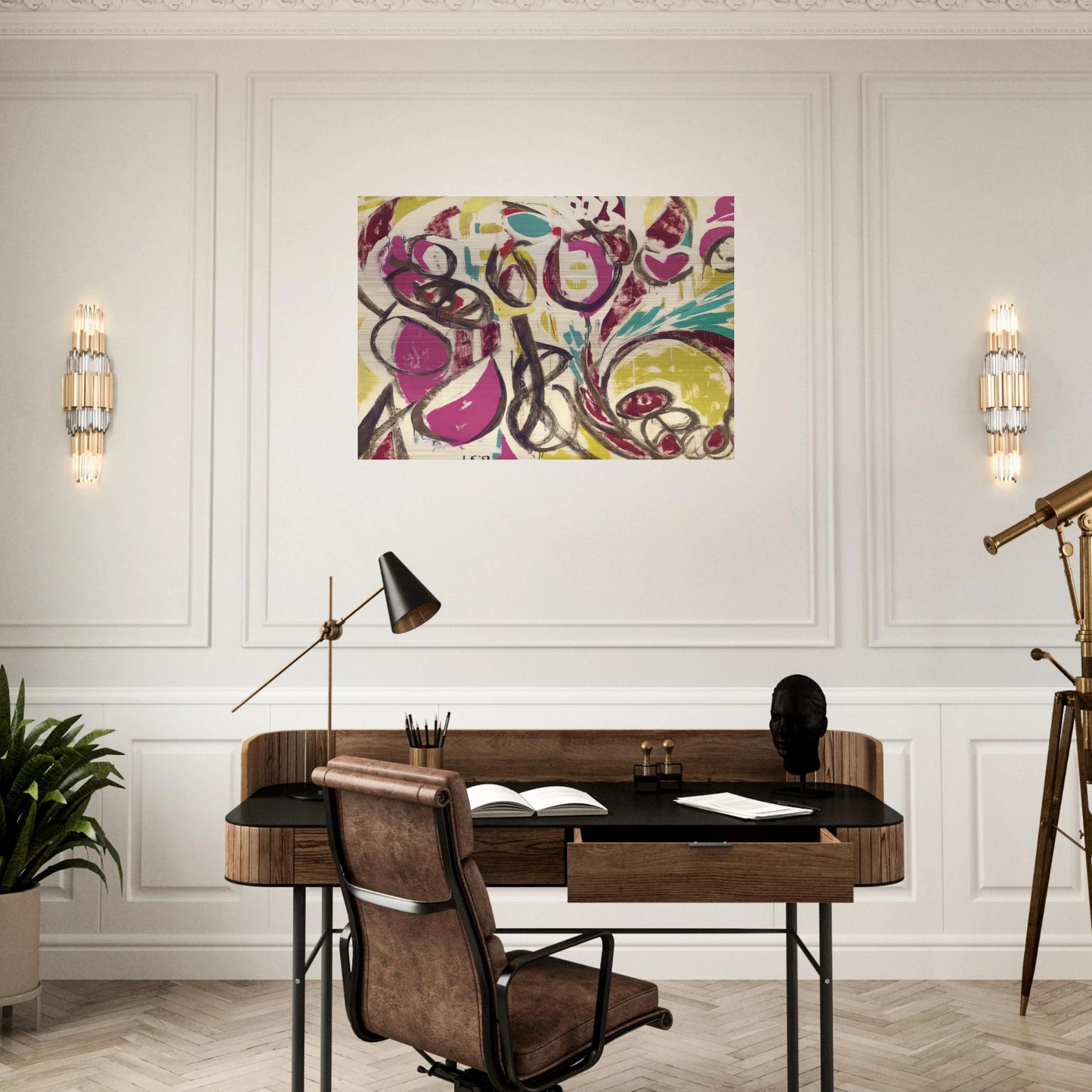 Thaw - Lee Krasner Brushed Aluminum Print - 70x100 cm / 28x40 inches | Lee Krasner Aluminum Print | Lee Krasner Prints