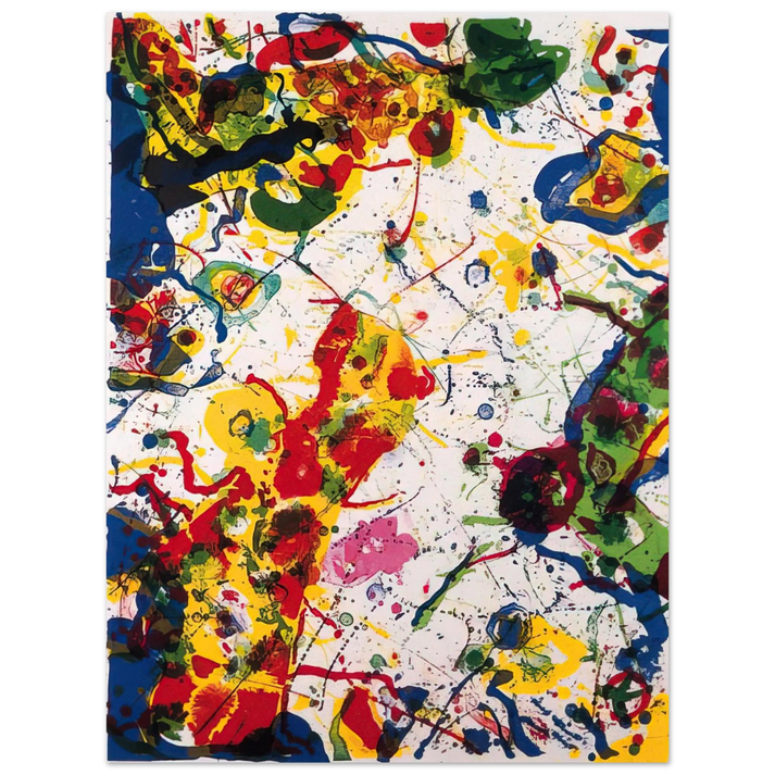 Sam Francis - Untitled  SF-297  L L274   75x100 cm / 30x40inches Fine Art Poster