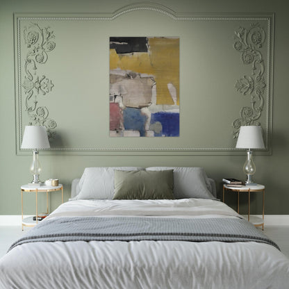 Albuquerque #9 - Richard Diebenkorn Brushed Aluminum Print - 70x100 cm / 28x40 inches | Richard Diebenkorn Aluminum Print | Richard Diebenkorn Prints