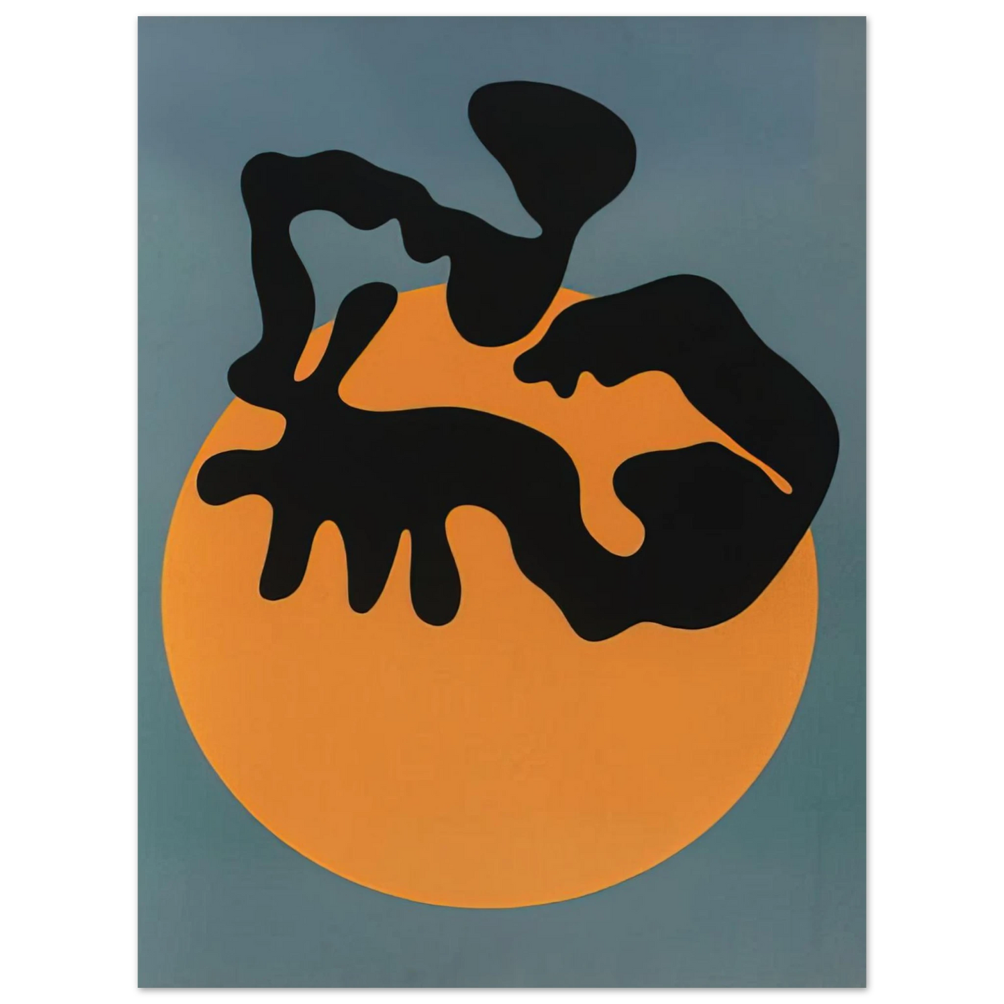 Jean Arp - Not far from the sun, the moon and the stars  75x100 cm / 30x40inches Fine Art Poster