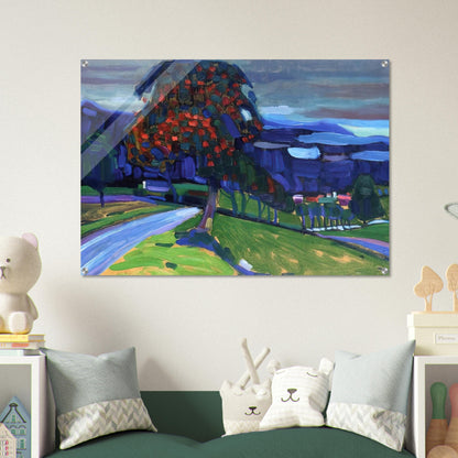 AUTUMN IN MURNAU 1908 - Wassily Kandinsky Acrylic Print - 70x100 cm / 28x40″ inches