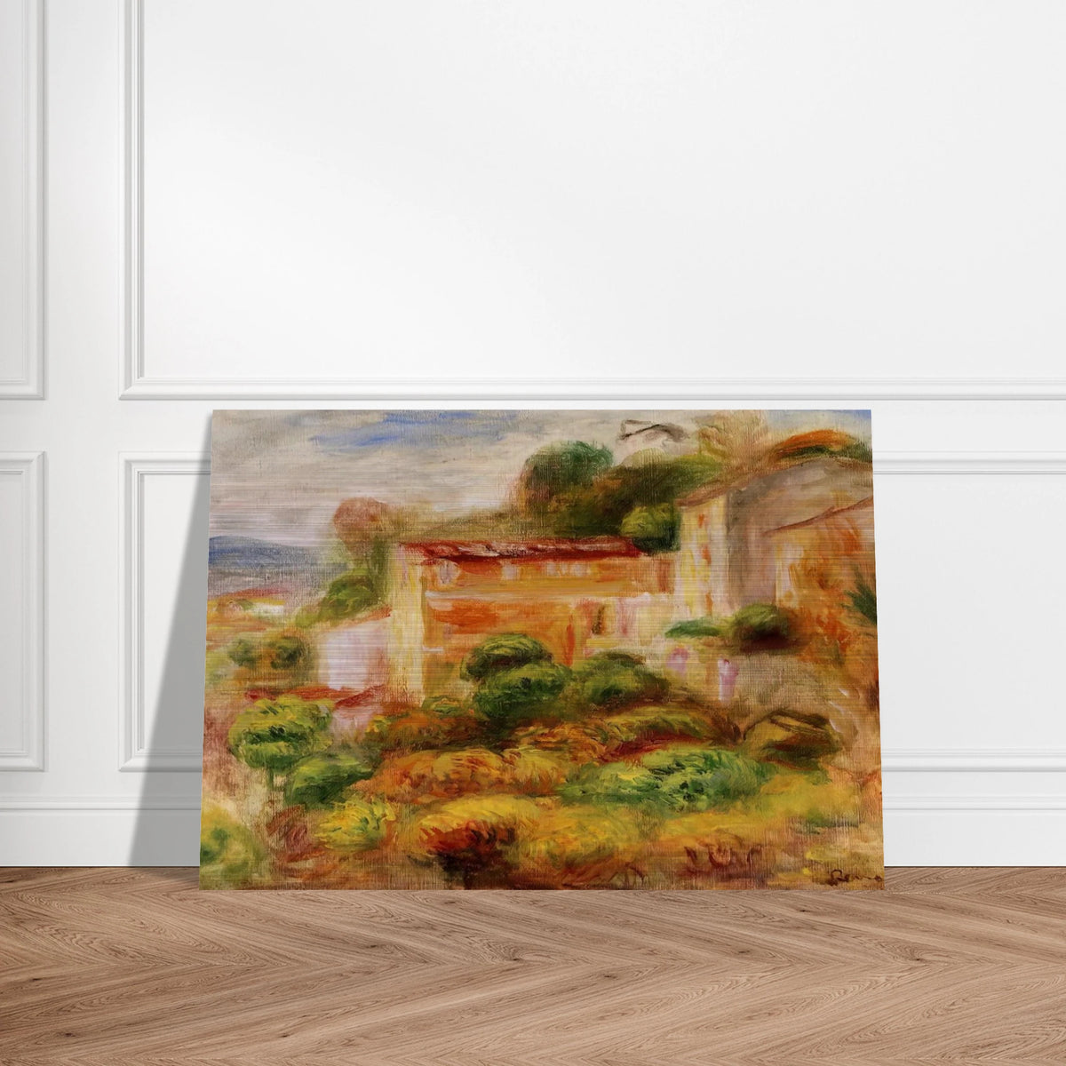 Maison de la Poste - Pierre-Auguste Renoir Brushed Aluminum Print - 70x100 cm / 28x40 inches | Pierre-Auguste Renoir Aluminum Print | Pierre-Auguste Renoir Prints