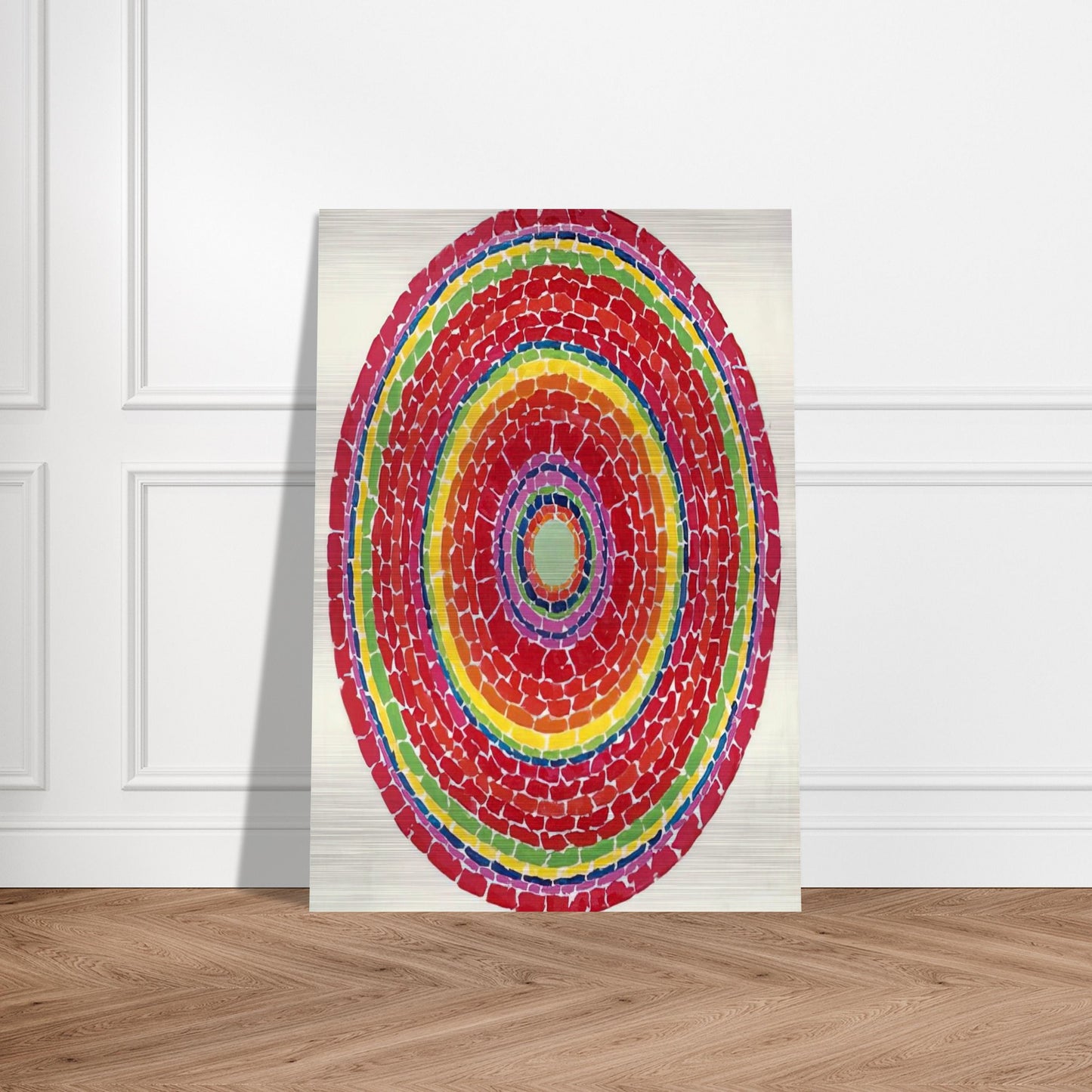 SPRINGTIME IN WASHINGTON 1971 - Alma Woodsey Thomas Brushed Aluminum Print - 70x100 cm / 28x40 inches | Alma Woodsey Thomas Aluminum Print | Alma Woodsey Thomas Prints