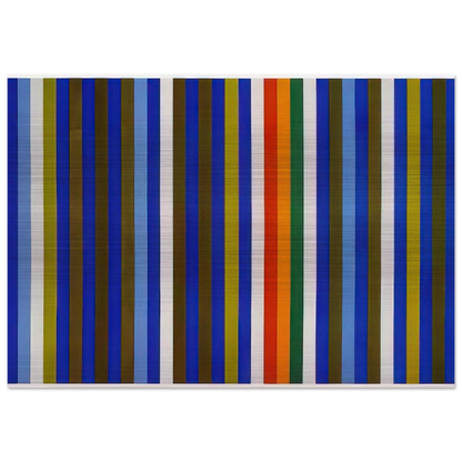 Citadel - 1962 - Gene Davis Brushed Aluminum Print - 70x100 cm / 28x40 inches | Gene Davis Aluminum Print | Gene Davis Prints