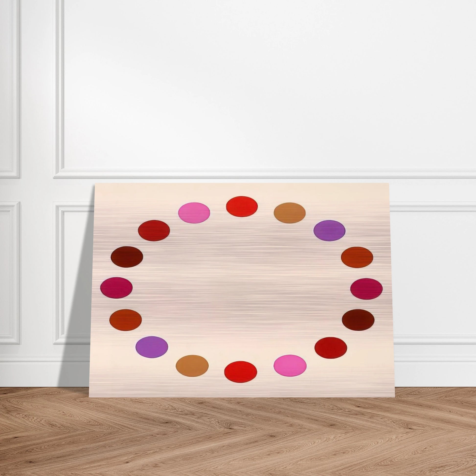 Fold Seven - Op Art - Thomas Downing Brushed Aluminum Print - 70x100 cm / 28x40 inches | Thomas Downing Aluminum Print | Thomas Downing Prints