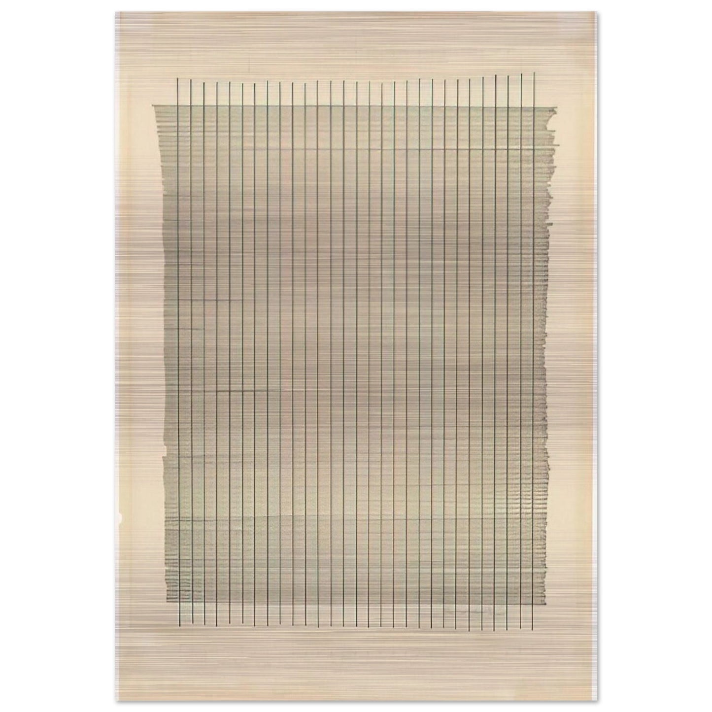 Tremolo - Agnes Martin Brushed Aluminum Print - 70x100 cm / 28x40 inches | Agnes Martin Aluminum Print | Agnes Martin Prints