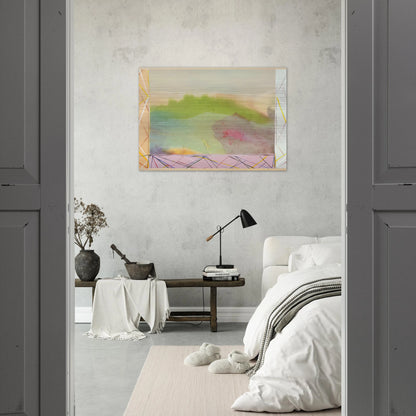 A Vision - 1988 - Ronnie Landfield Brushed Aluminum Print - 70x100 cm / 28x40 inches | Ronnie Landfield Aluminum Print | Ronnie Landfield Prints