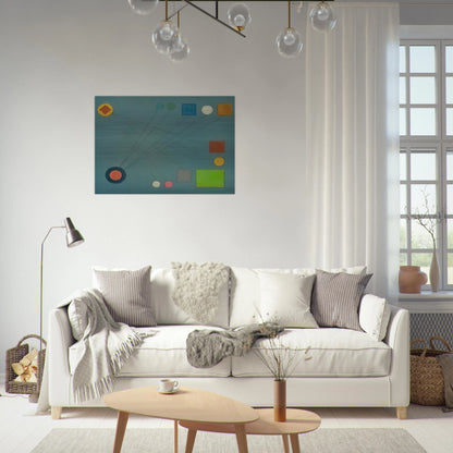 De la Serie Cartas Celestes - 1956 1 - Lolo Soldevilla Brushed Aluminum Print - 70x100 cm / 28x40 inches | Lolo Soldevilla Aluminum Print | Lolo Soldevilla Prints