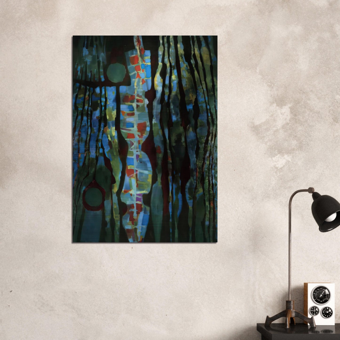 Offrande de la terre I - 1961 - Alfred Manessier Brushed Aluminum Print - 70x100 cm / 28x40 inches | Alfred Manessier Aluminum Print | Alfred Manessier Prints