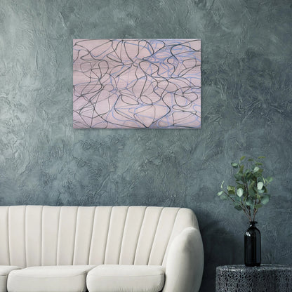 Vine - 1993 - Brice Marden Brushed Aluminum Print - 70x100 cm / 28x40 inches | Brice Marden Aluminum Print | Brice Marden Prints