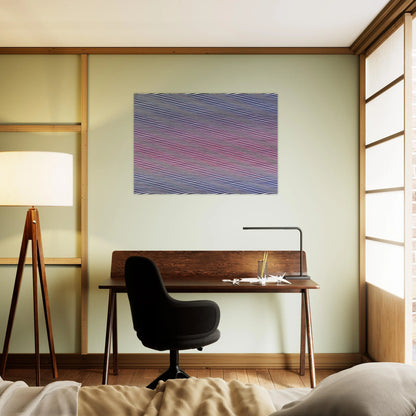 CATARACT 3 1967 - Bridget Riley Brushed Aluminum Print - 70x100 cm / 28x40 inches | Bridget Riley Aluminum Print | Bridget Riley Prints