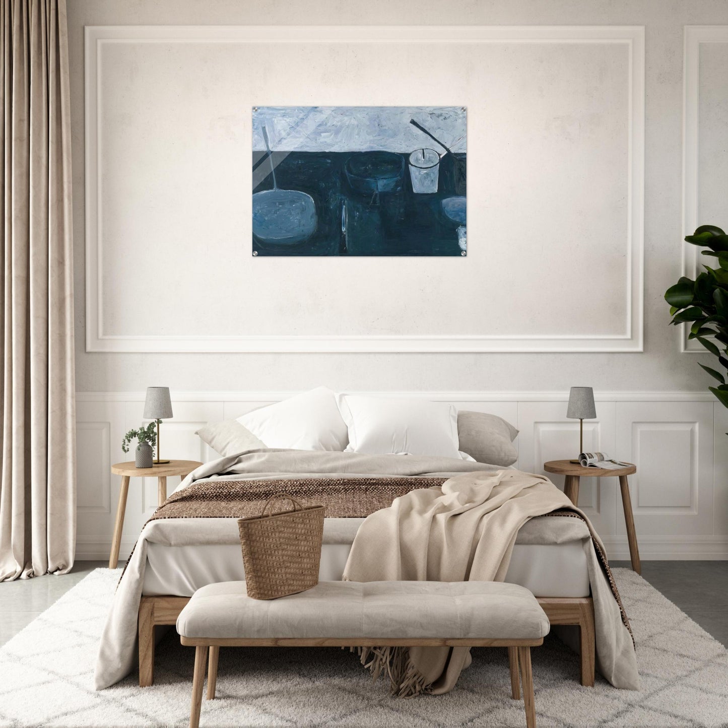 Winter Still Life - 1956 - William Scott Acrylic Print - 70x100 cm / 28x40″ inches