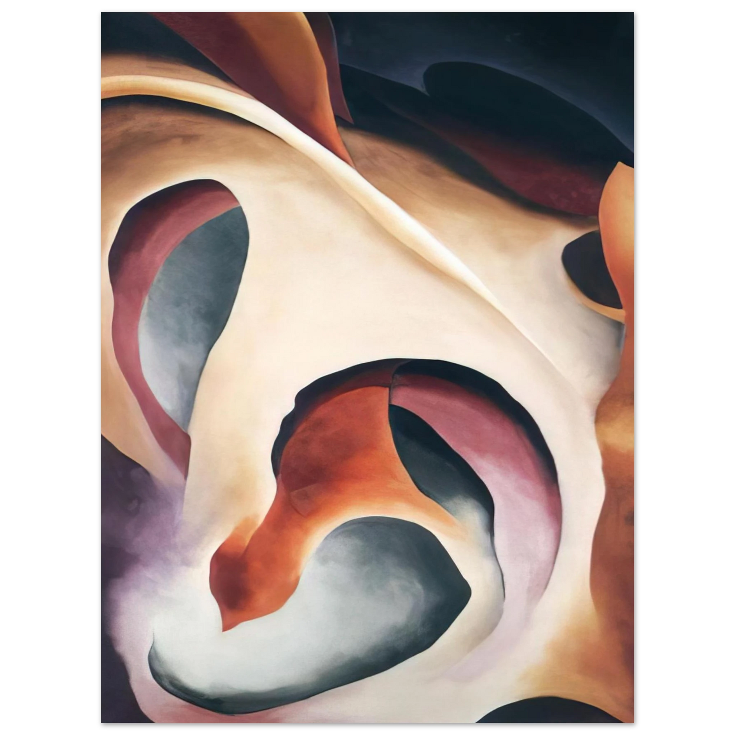 Georgia O'Keeffe - Leaf Motif 2 Fine Art Poster