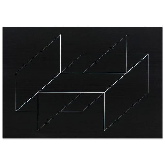 STRUCTURAL CONSTELLATION 1950 0 - Josef Albers Brushed Aluminum Print - 70x100 cm / 28x40 inches | Josef Albers Aluminum Print | Josef Albers Prints
