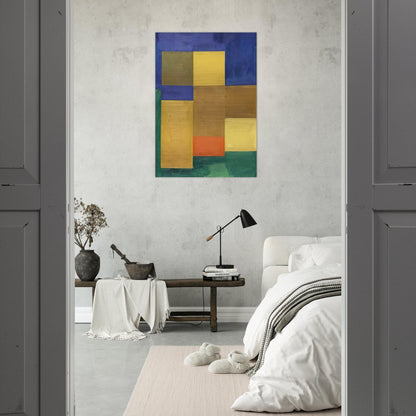 Silent Night - Hans Hofmann Brushed Aluminum Print - 70x100 cm / 28x40 inches | Hans Hofmann Aluminum Print | Hans Hofmann Prints