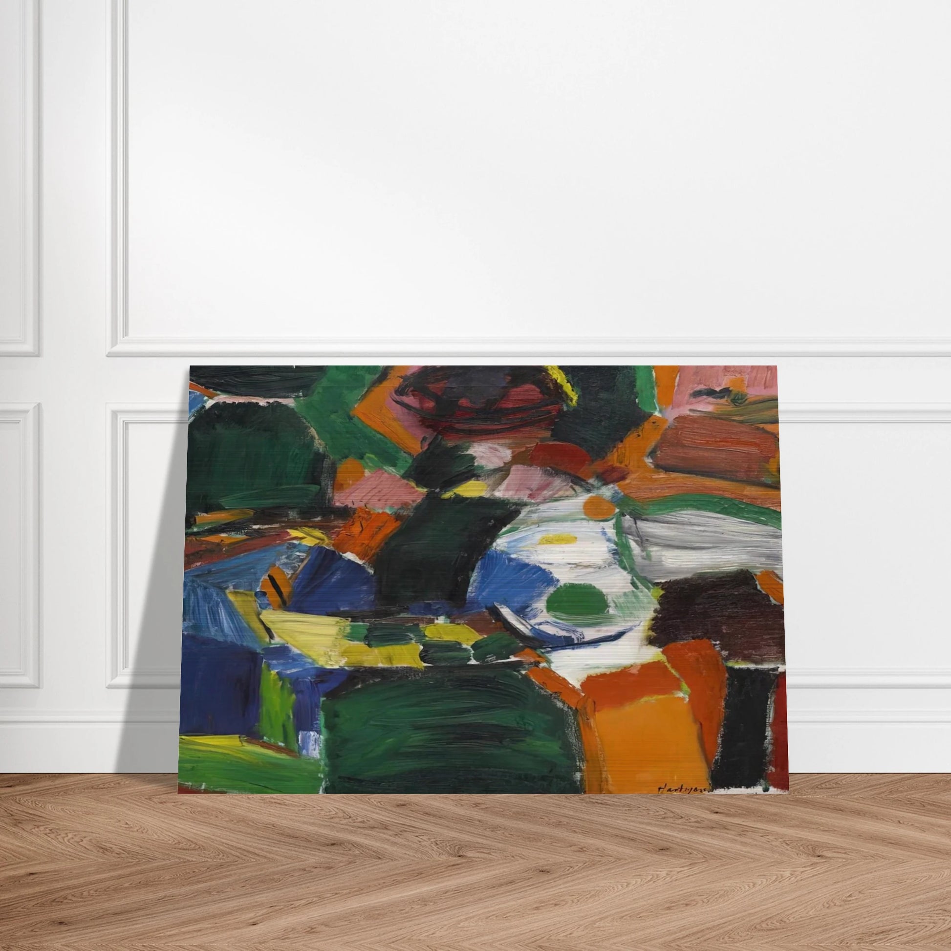 ORCHARD STREET 2 1957 - Grace Hartigan Brushed Aluminum Print - 70x100 cm / 28x40 inches | Grace Hartigan Aluminum Print | Grace Hartigan Prints