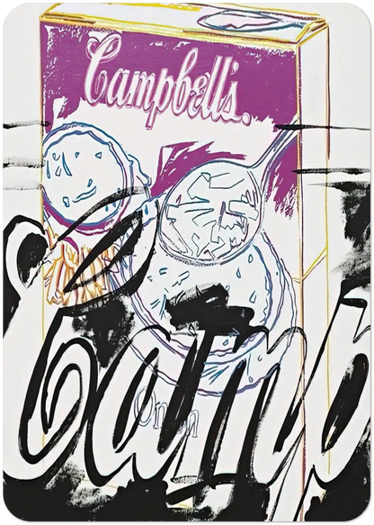 Campell's Onion Soup Box By Andy Warhol Pack of 10 Post Cards | Andy Warhol Post Cards | A6 (10.5 x 14.8 cm) - 4.1 x 5.8 inches