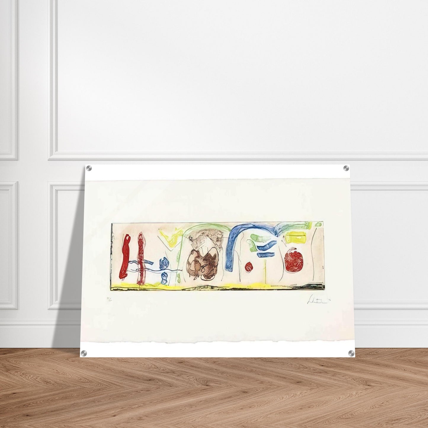 Bridges - 1996 - Helen Frankenthaler Acrylic Print - 70x100 cm / 28x40″ inches