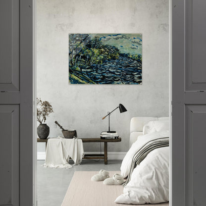 ST MARY S BLACK RIVER IS BLUE GEORGIA 1964 - Ivan Albright Acrylic Print - 70x100 cm / 28x40″ inches