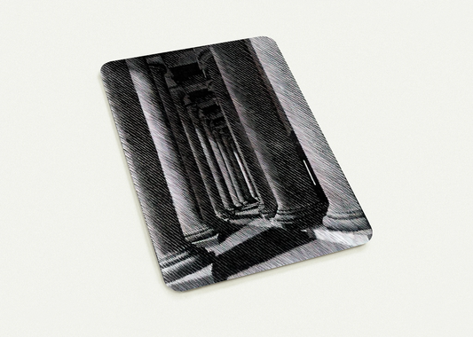 NOCTURNAL ROME COLONADE OF ST PETER S By MC Escher Pack of 10 Post Cards | MC Escher Post Cards | A6 (10.5 x 14.8 cm) - 4.1 x 5.8 inches