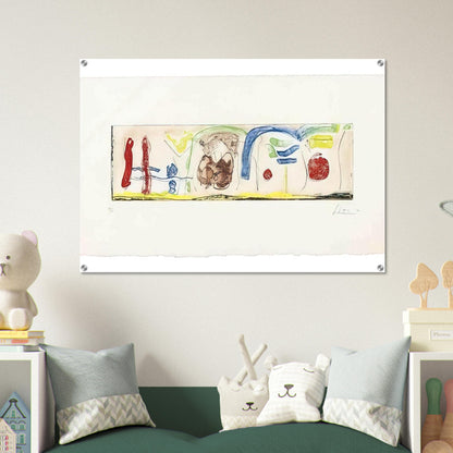 Bridges - 1996 - Helen Frankenthaler Acrylic Print - 70x100 cm / 28x40″ inches