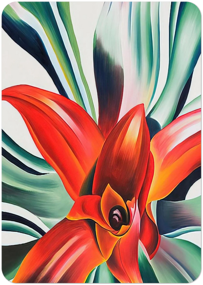 Leaves of a Plant By Georgia O'Keeffe Pack of 10 Post Cards | Georgia O'Keeffe Post Cards | A6 (10.5 x 14.8 cm) - 4.1 x 5.8 inches