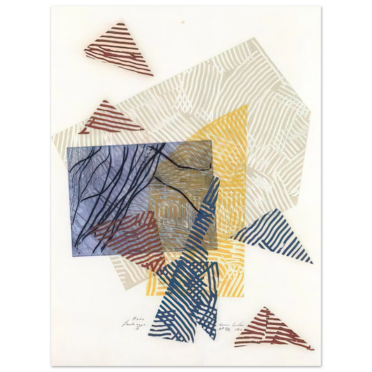Sam Gilliam - Buoy Landscape II  75x100 cm / 30x40inches Fine Art Poster