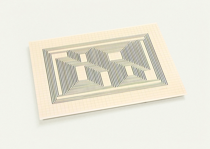 GRAPHIC TECTONIC 1941 By Josef Albers Pack of 10 Post Cards | Josef Albers Post Cards | A6 (10.5 x 14.8 cm) - 4.1 x 5.8 inches
