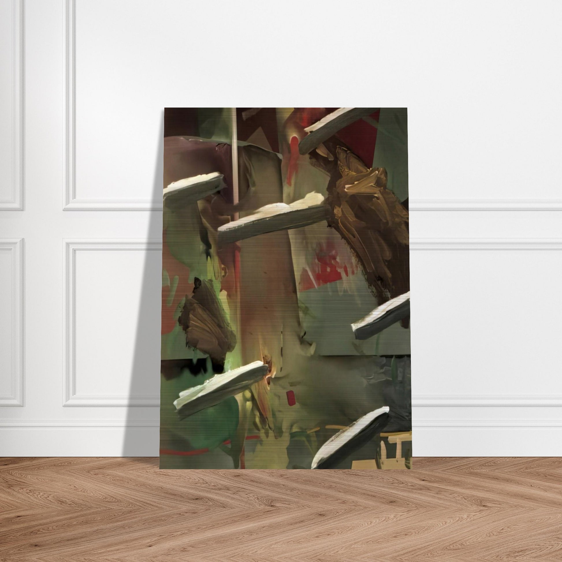 ABSTRAKTES BILD ABSTRACT PAINTING 1976 - Gerhard Richter Brushed Aluminum Print - 70x100 cm / 28x40 inches | Gerhard Richter Aluminum Print | Gerhard Richter Prints