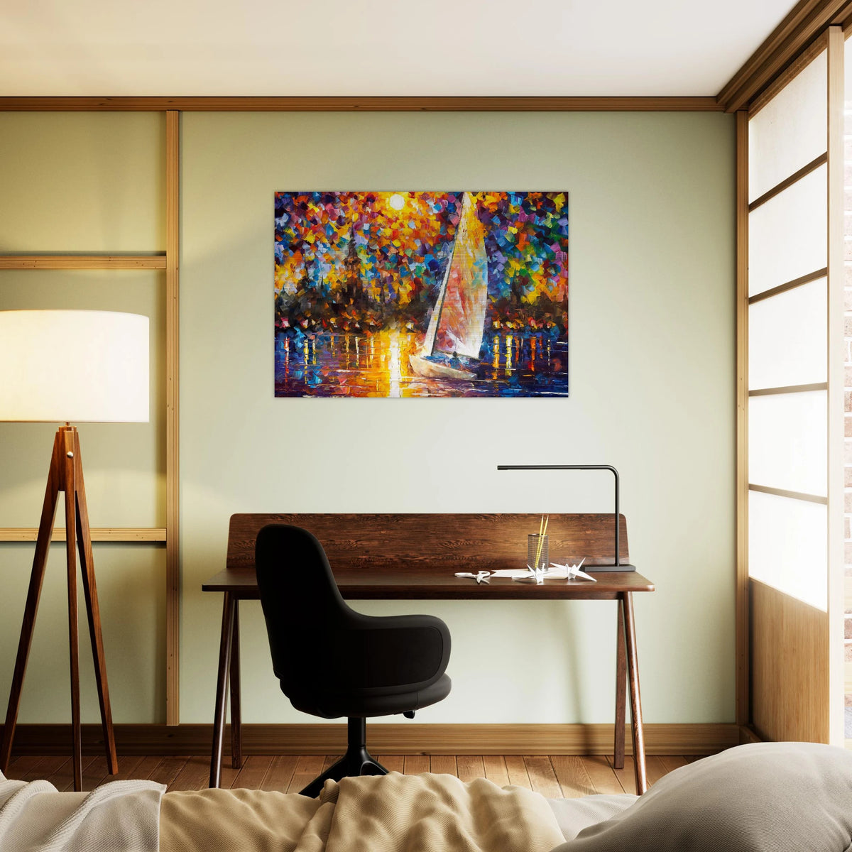 Leonid Afremov - Leonid Afremov Brushed Aluminum Print - 70x100 cm / 28x40 inches | Leonid Afremov Aluminum Print | Leonid Afremov Prints