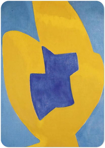 Composition abstraite - 1968 By Serge Poliakoff Pack of 10 Post Cards | Serge Poliakoff Post Cards | A6 (10.5 x 14.8 cm) - 4.1 x 5.8 inches