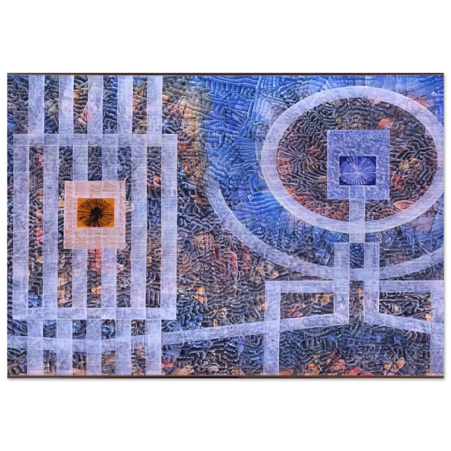 Exile - 1974 - Jimmy Ernst Brushed Aluminum Print - 70x100 cm / 28x40 inches | Jimmy Ernst Aluminum Print | Jimmy Ernst Prints