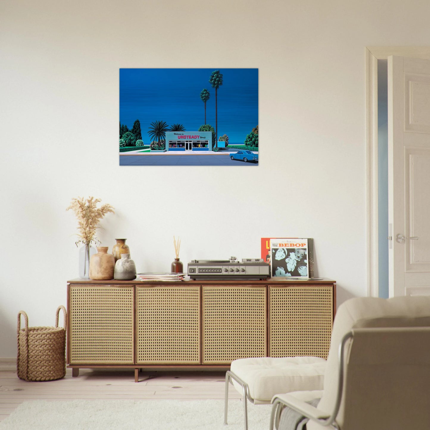 Unsteady World - Hiroshi Nagai Brushed Aluminum Print - 70x100 cm / 28x40 inches | Hiroshi Nagai Aluminum Print | Hiroshi Nagai Prints