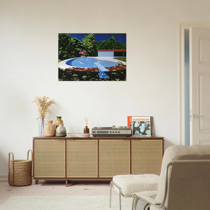 NIAGARA 07SH 944 - Hiroshi Nagai Brushed Aluminum Print - 70x100 cm / 28x40 inches | Hiroshi Nagai Aluminum Print | Hiroshi Nagai Prints