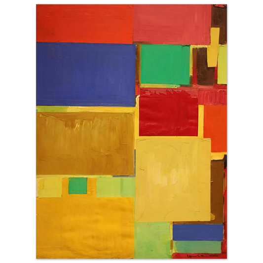 Hans Hofmann - Cathedral  75x100 cm / 30x40inches Fine Art Poster