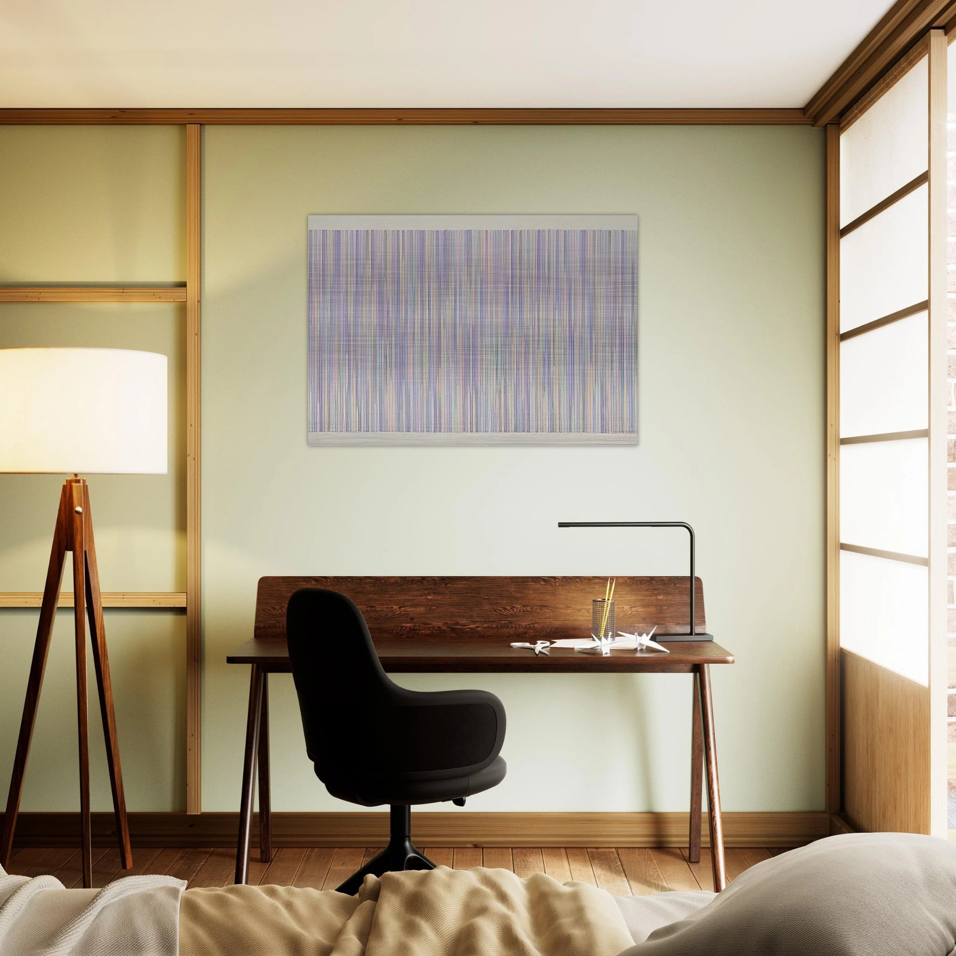 Pocono - 1984 - Gene Davis Brushed Aluminum Print - 70x100 cm / 28x40 inches | Gene Davis Aluminum Print | Gene Davis Prints