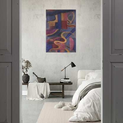 Composizione Dada - Abstract Art - Julius Evola Brushed Aluminum Print - 70x100 cm / 28x40 inches | Julius Evola Aluminum Print | Julius Evola Prints