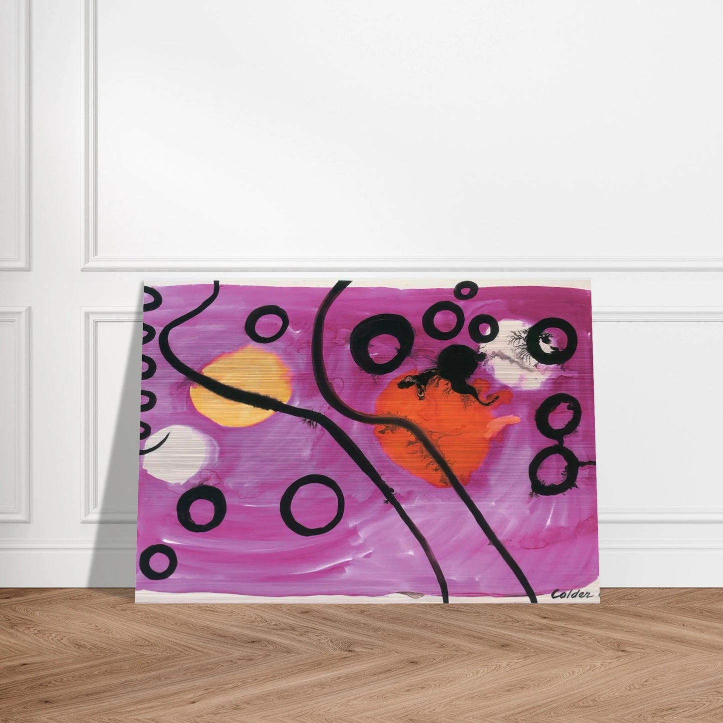 UNTITLED 1963 - Alexander Calder Brushed Aluminum Print - 70x100 cm / 28x40 inches | Alexander Calder Aluminum Print | Alexander Calder Prints