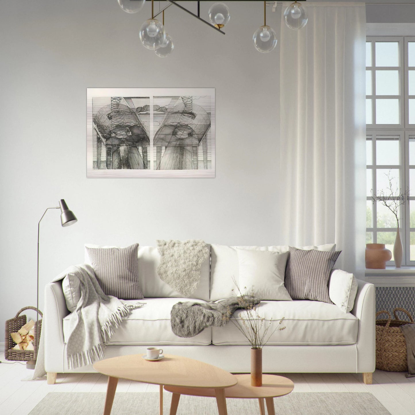 By the Sea - 1971 - Dieter Roth Brushed Aluminum Print - 70x100 cm / 28x40 inches | Dieter Roth Aluminum Print | Dieter Roth Prints